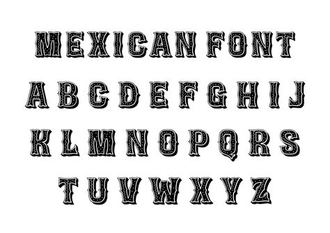 mexican lettering font.